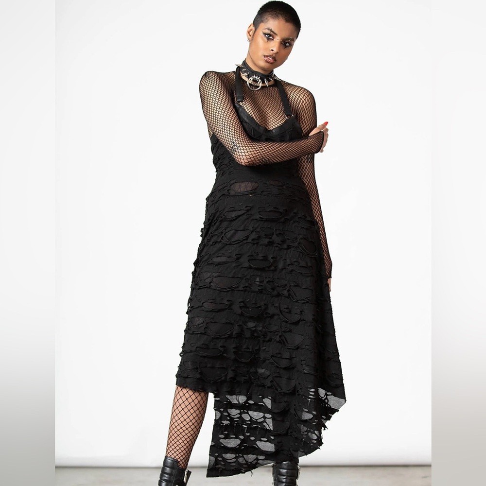 Killstar Nightwire Halter Dress NWOT